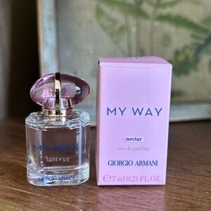 Giorgio Armani My Way NECTAR Eau de Parfum Perfume Splash MINI Travel 0.23oz 7mL
